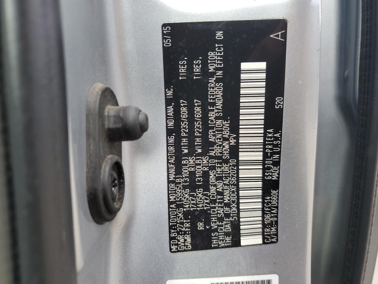 2015 Toyota Sienna - Image 13