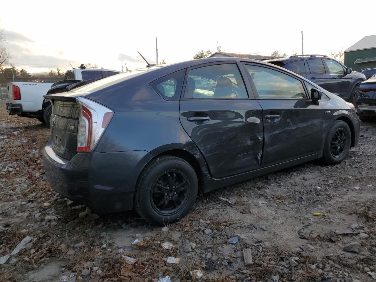 VIN JTDKN3DU3E0393329 2014 TOYOTA PRIUS no.3