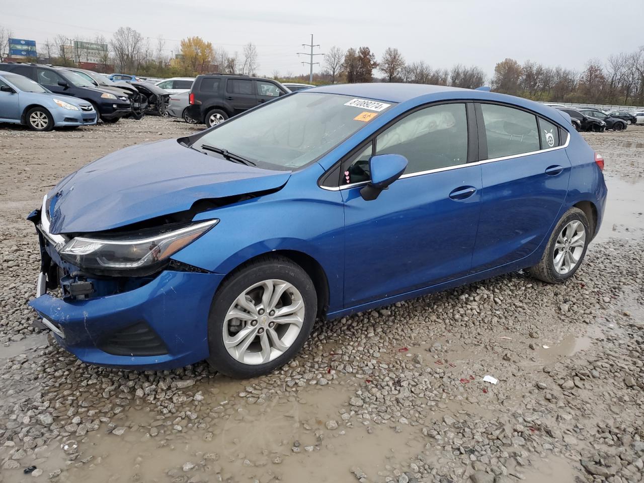 VIN 3G1BE6SM6KS598340 2019 CHEVROLET CRUZE no.1