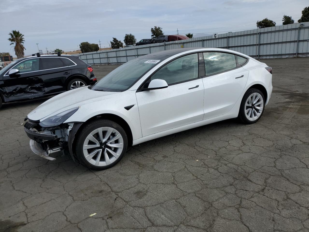 VIN 5YJ3E1EB8NF233891 2022 TESLA MODEL 3 no.1