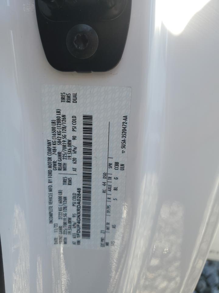 2024 Ford F450 Super Duty VIN: 1FDUF4GNXRDA02848 Lot: 81700664
