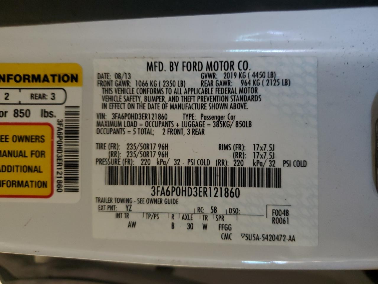 2014 Ford Fusion - Image 12