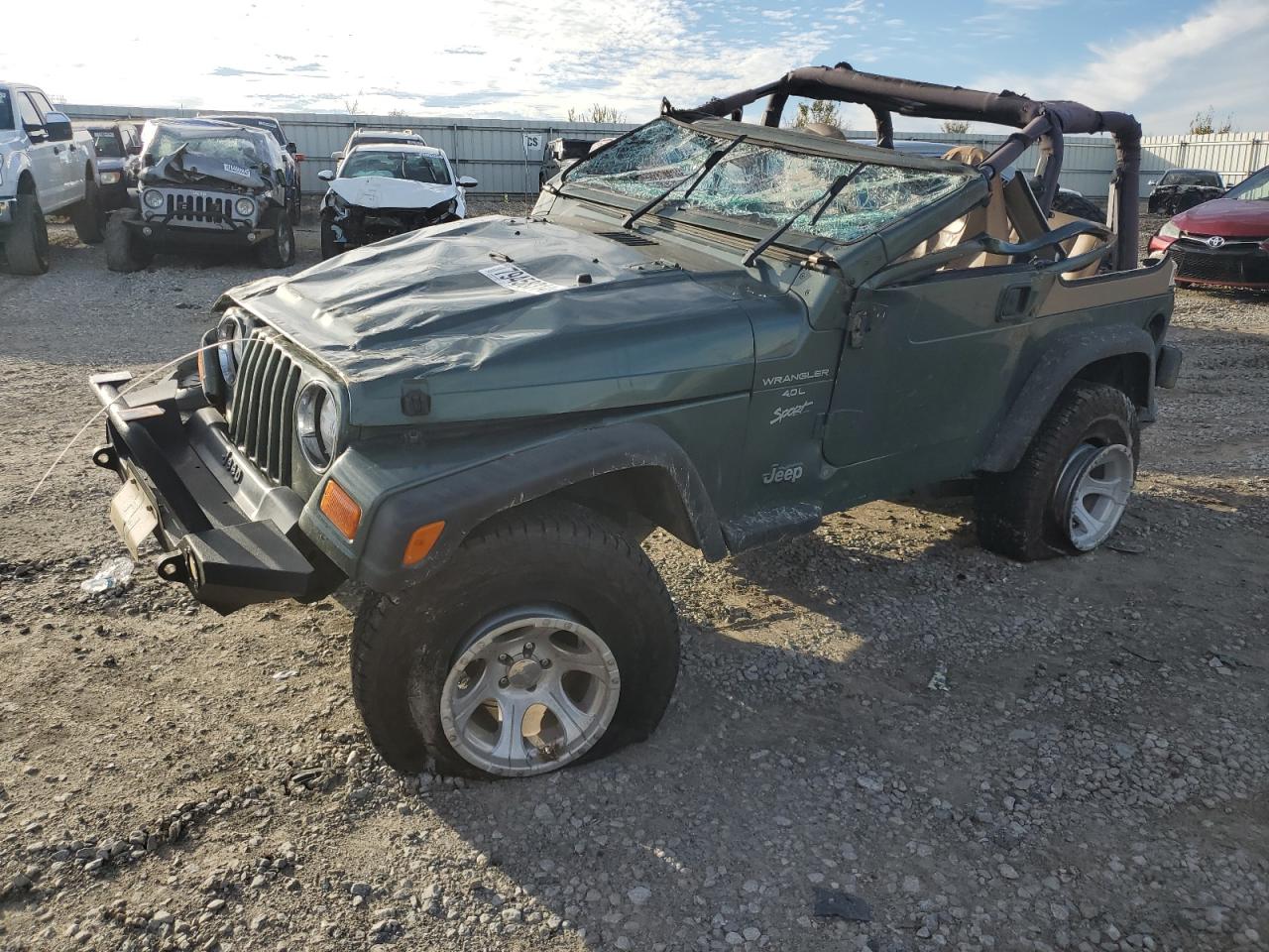 2000 Jeep Wrangler / Tj Sport VIN: 1J4FA49S1YP764925 Lot: 79458314