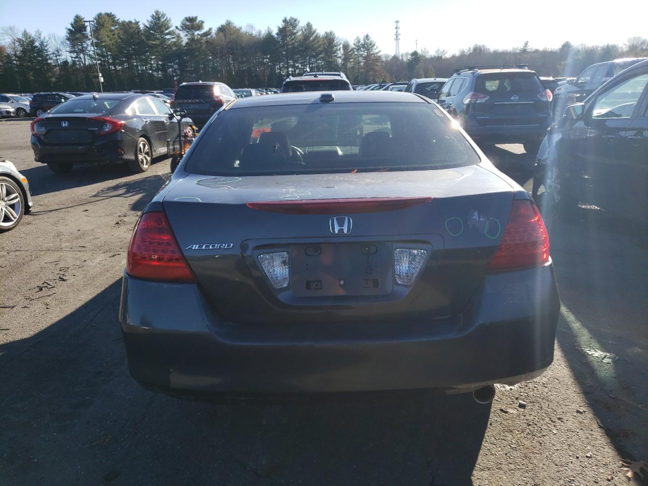 2007 Honda Accord Ex VIN: 1HGCM56817A198220 Lot: 80990034