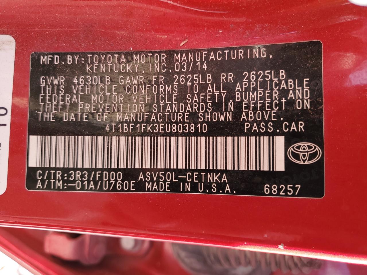 2014 Toyota Camry - Image 15