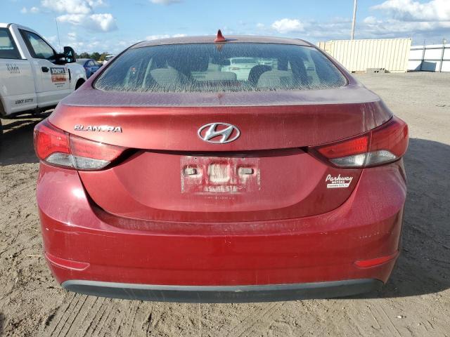  HYUNDAI ELANTRA 2015 Красный