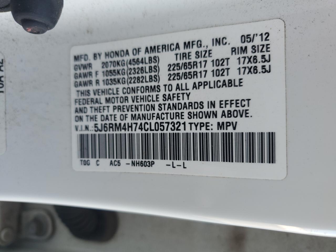 2012 Honda CR-V - Image 13