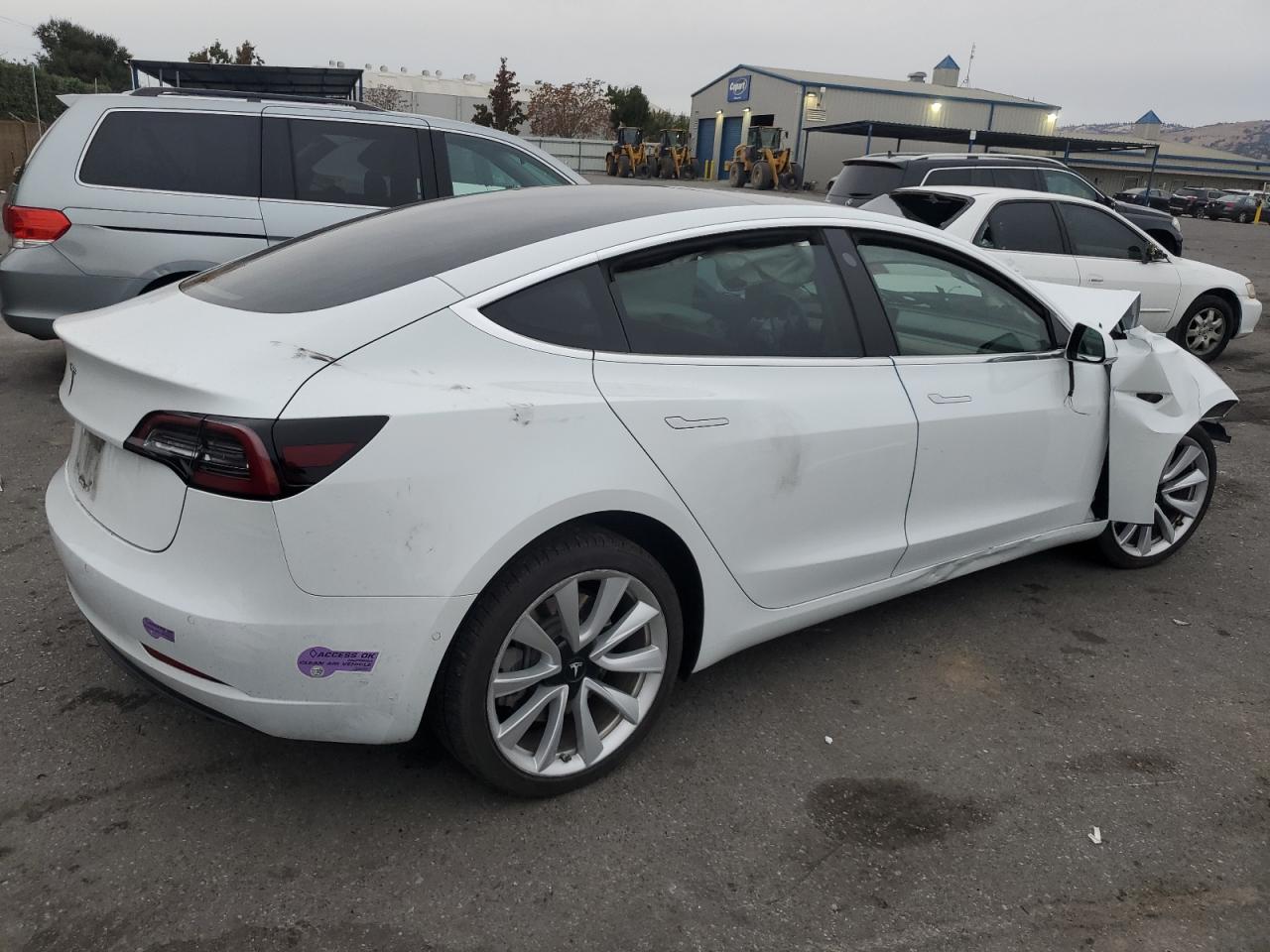 VIN 5YJ3E1EA9JF108237 2018 TESLA MODEL 3 no.3