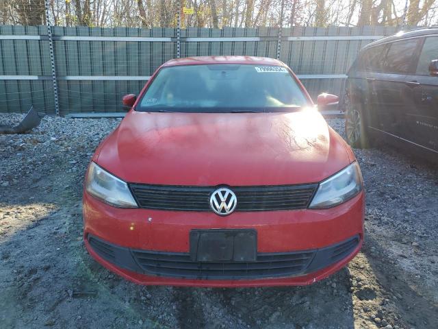  VOLKSWAGEN JETTA 2012 Червоний