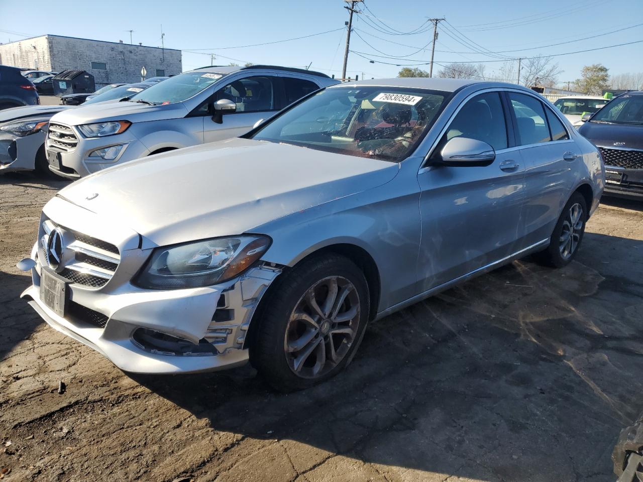 VIN 55SWF4KB4FU090955 2015 MERCEDES-BENZ C-CLASS no.1