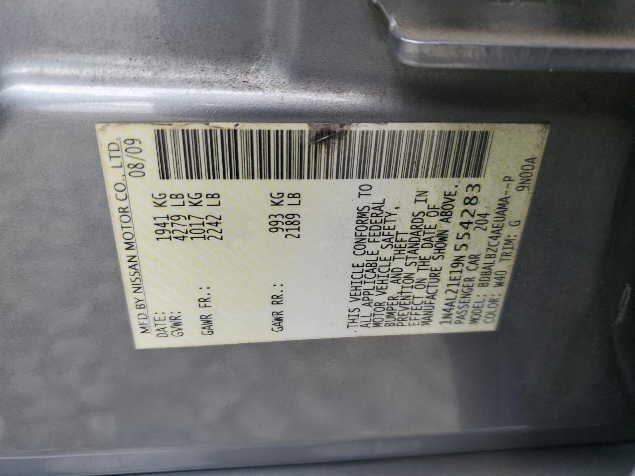 2009 Nissan Altima - Image 13