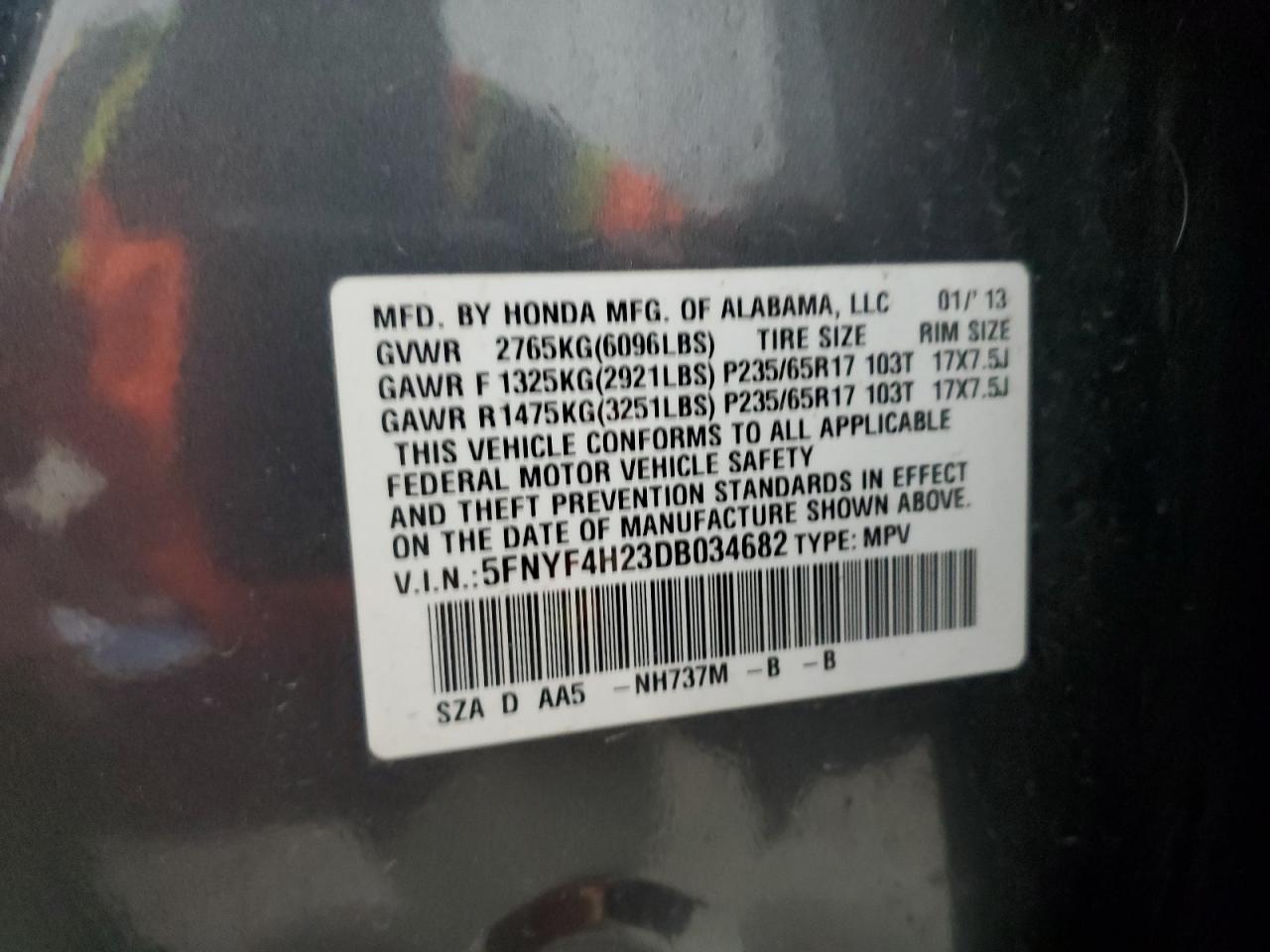 2013 Honda Pilot - Image 13