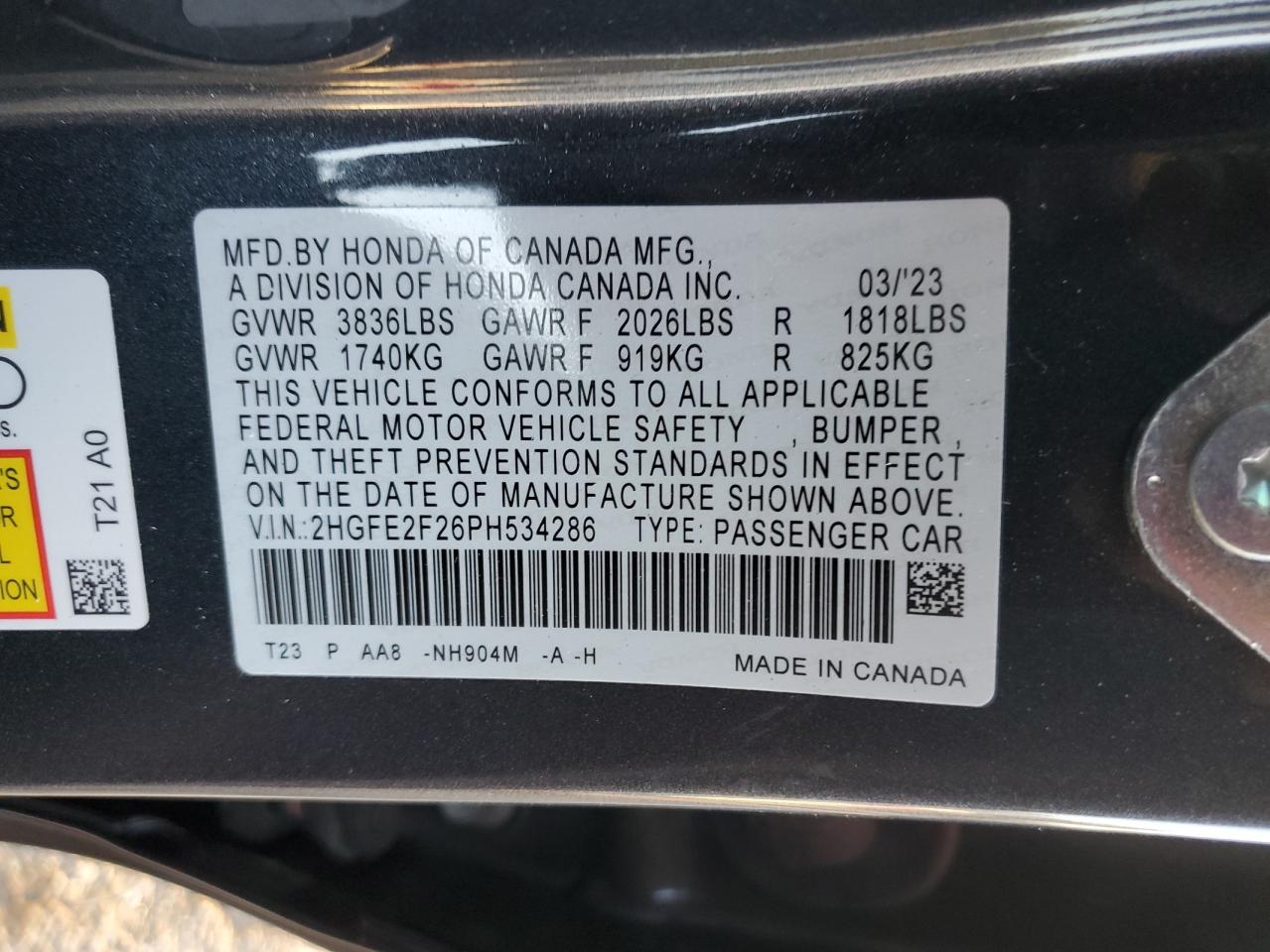 2023 Honda Civic - Image 14