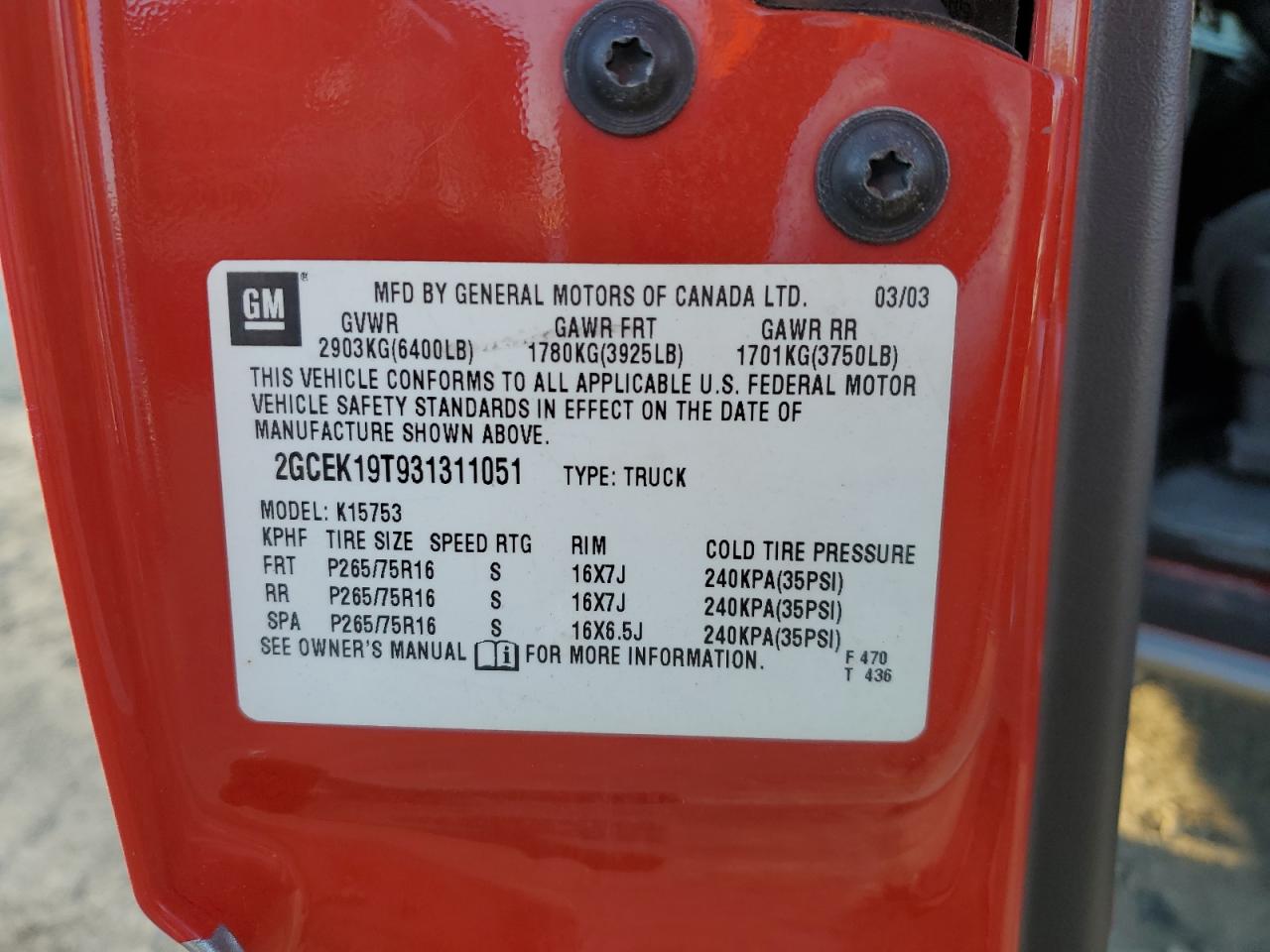 2003 Chevrolet Silverado - Image 12