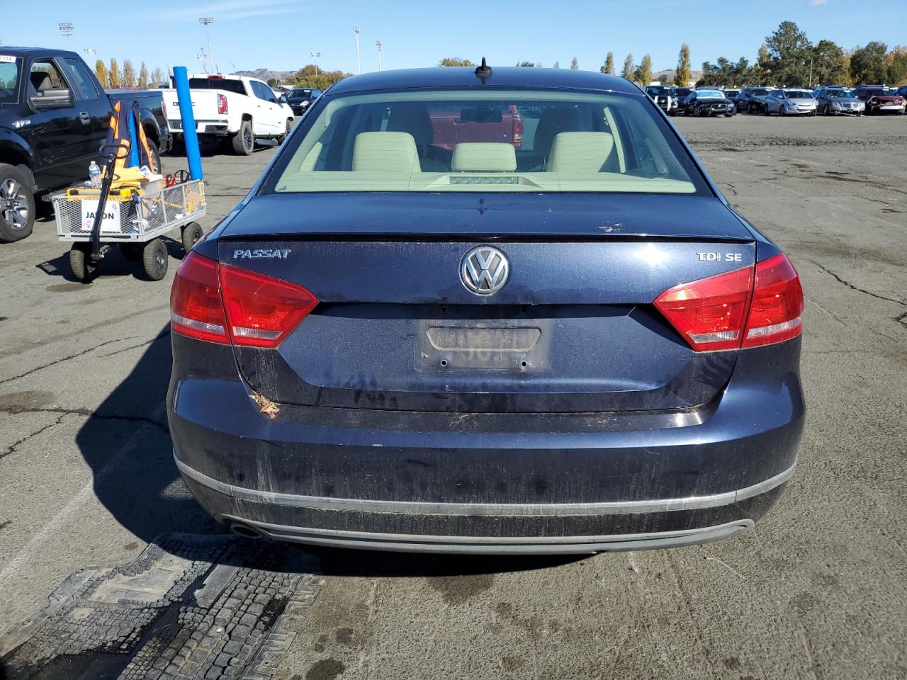 2012 Volkswagen Passat Se VIN: 1VWBN7A31CC088780 Lot: 78465004