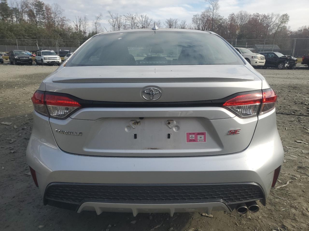 2020 Toyota Corolla Se VIN: 5YFS4RCE6LP017923 Lot: 80957154