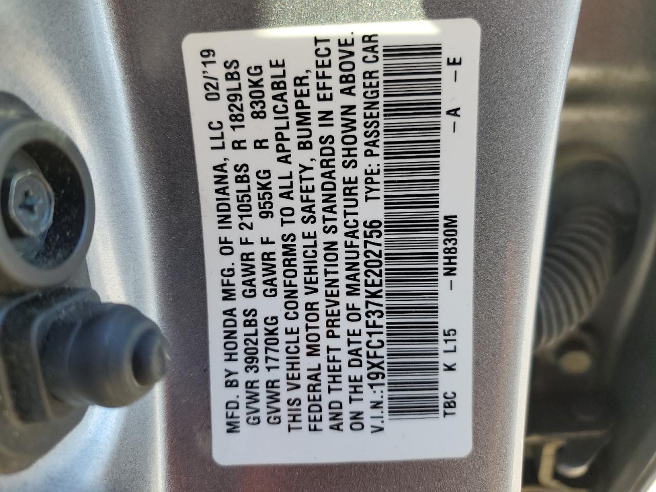 2019 Honda Civic - Image 13