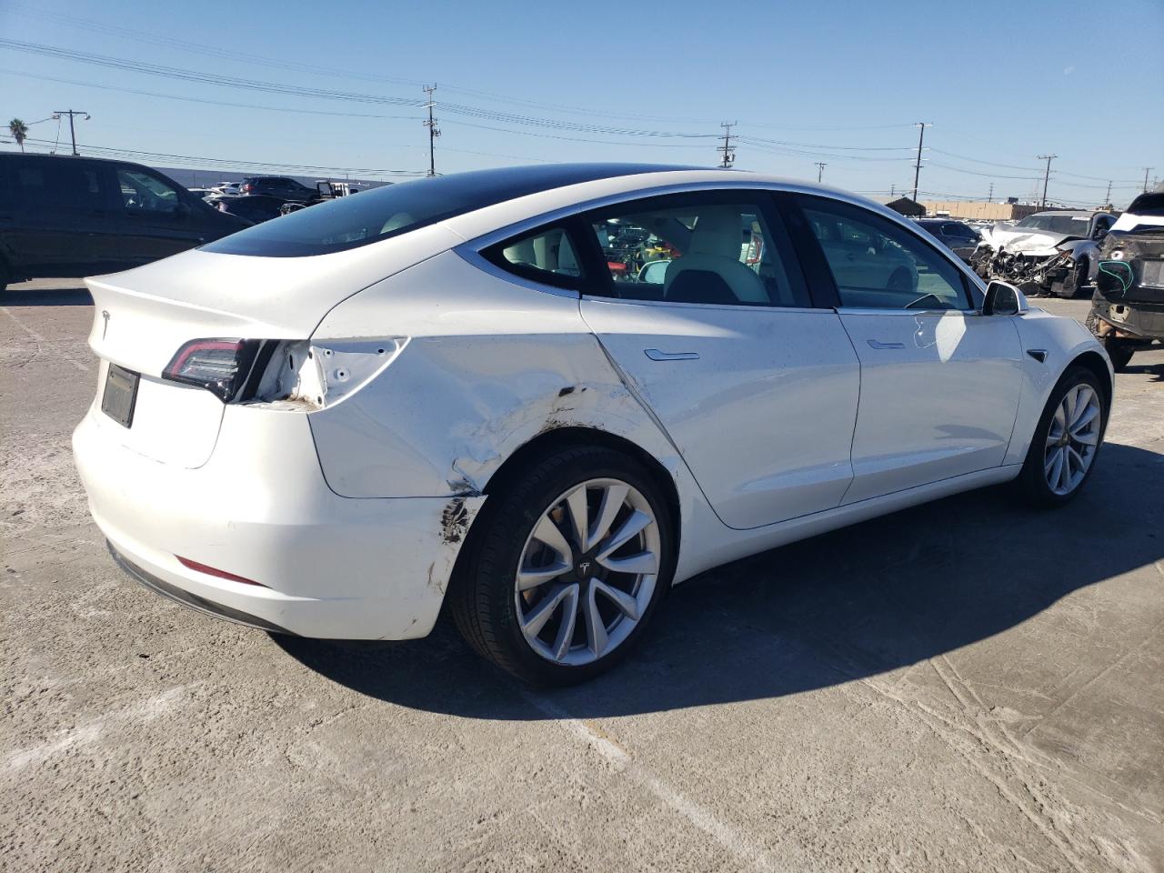 VIN 5YJ3E1EA3KF448002 2019 TESLA MODEL 3 no.3