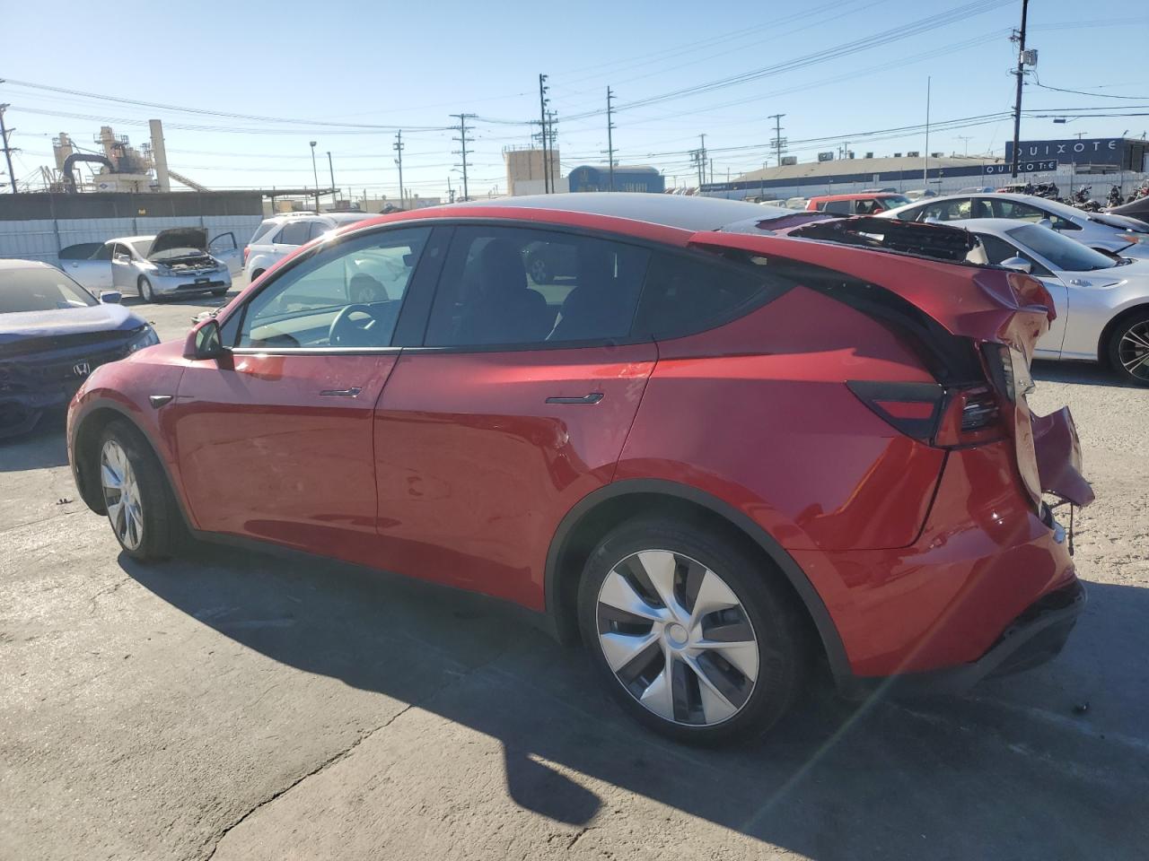 VIN 5YJYGAEE8MF213486 2021 TESLA MODEL Y no.2