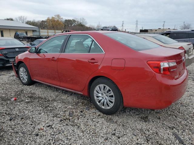  TOYOTA CAMRY 2012 Red