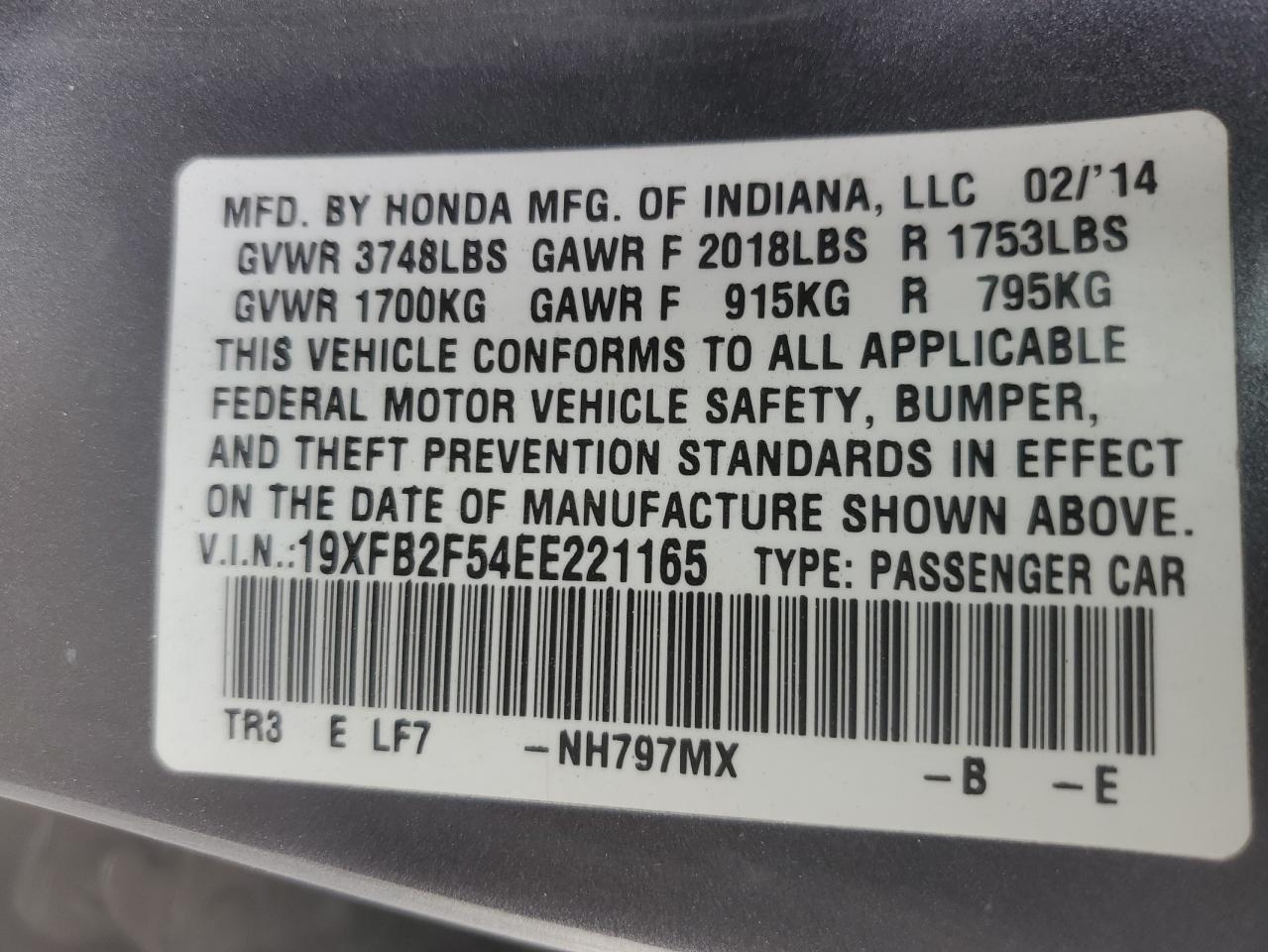 2014 Honda Civic - Image 12
