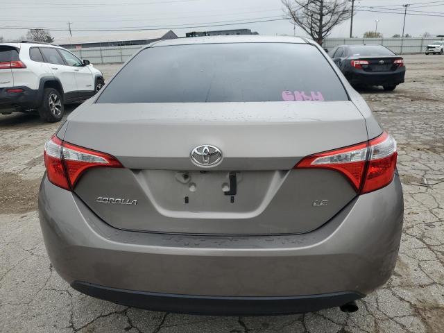 Sedans TOYOTA COROLLA 2016 tan