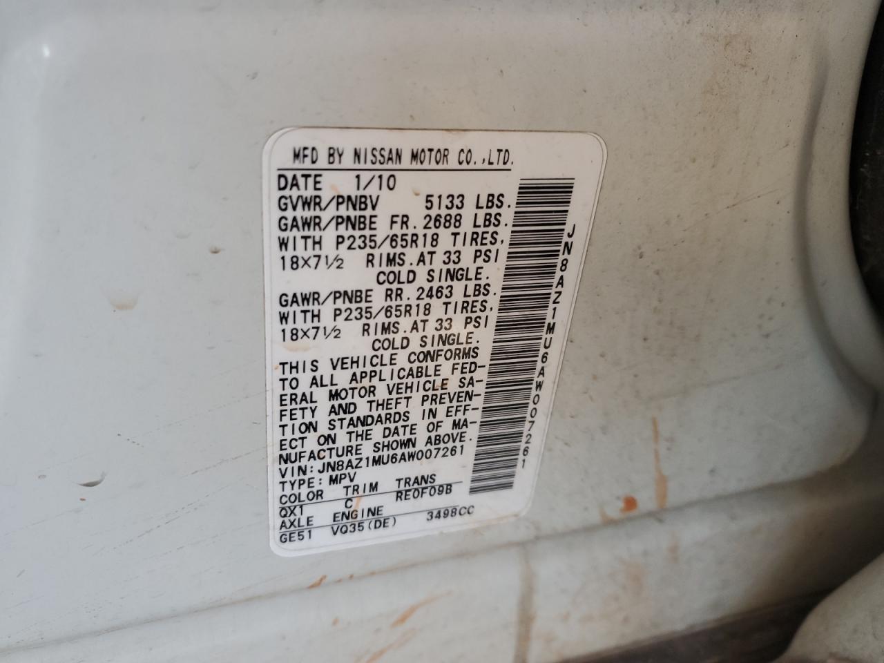 2010 Nissan Murano - Image 15