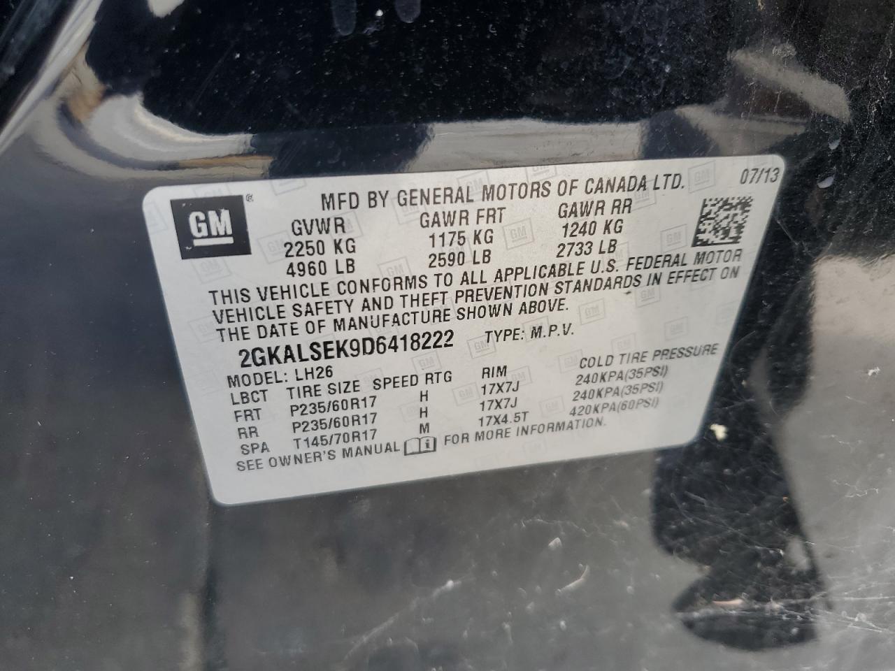 2013 GMC Terrain - Image 15