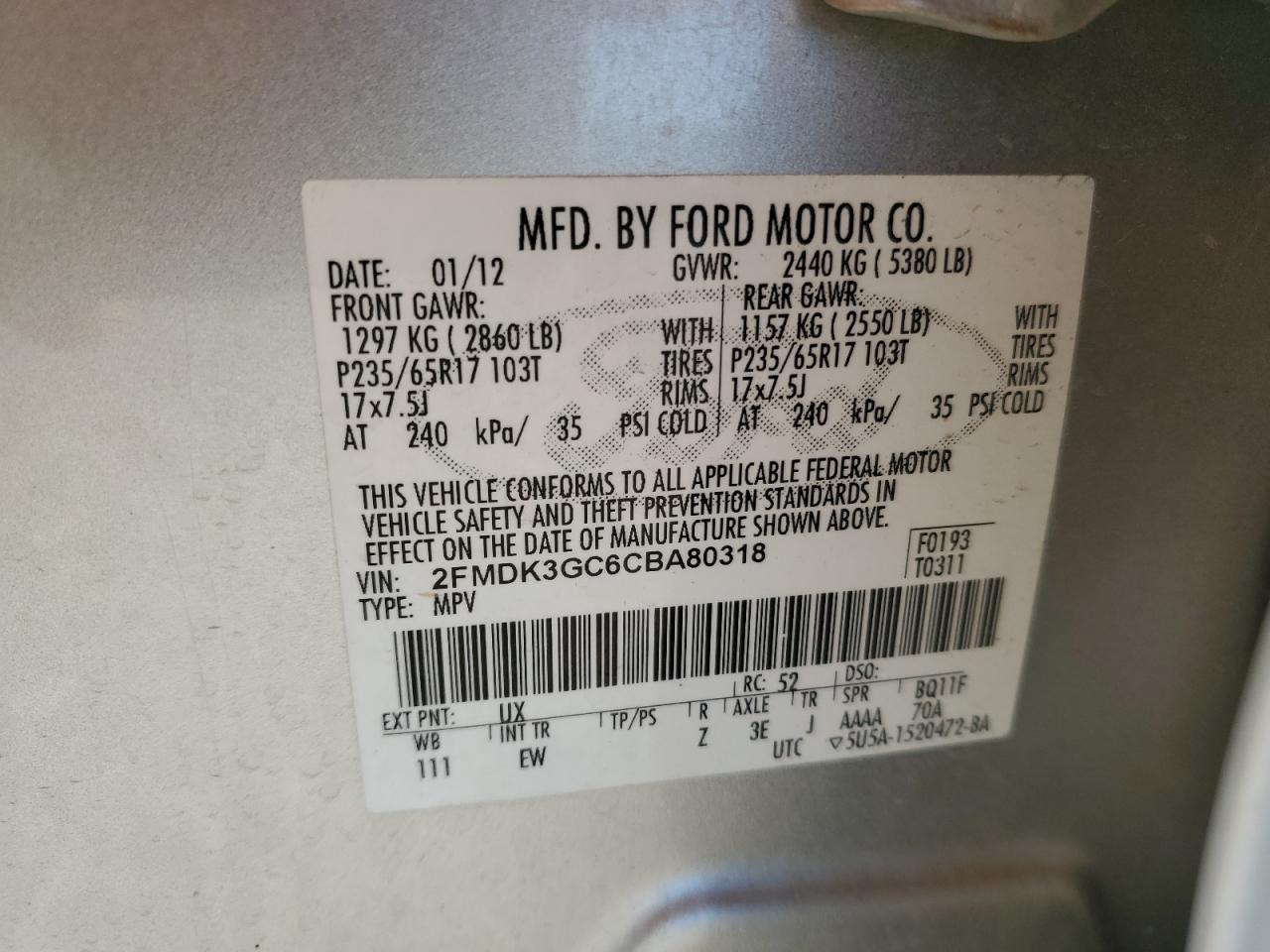 2012 Ford Edge - Image 12