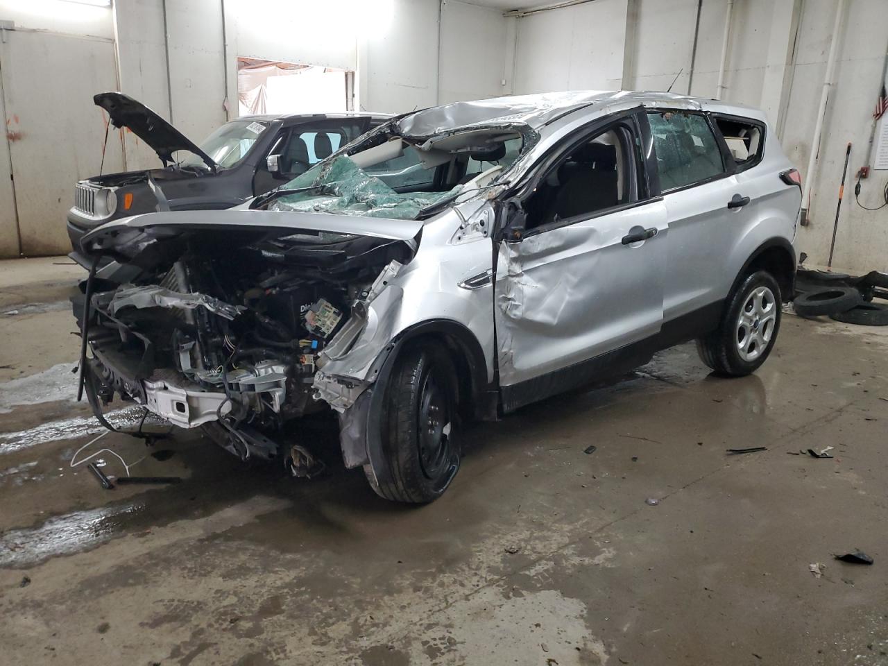 2017 Ford Escape S VIN: 1FMCU0F74HUE12329 Lot: 80043374