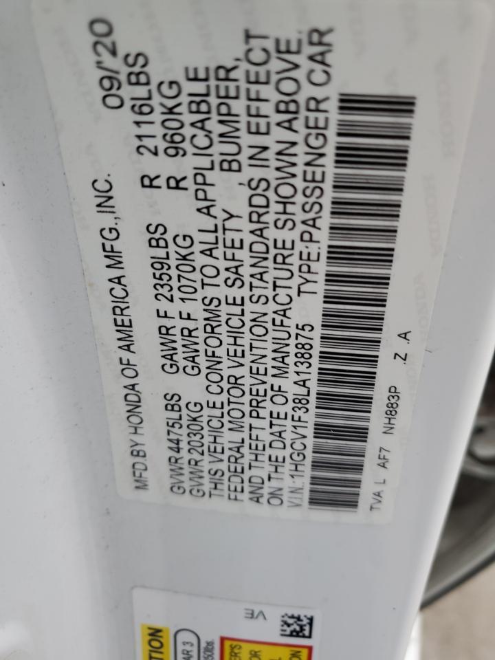 2020 Honda Accord - Image 13