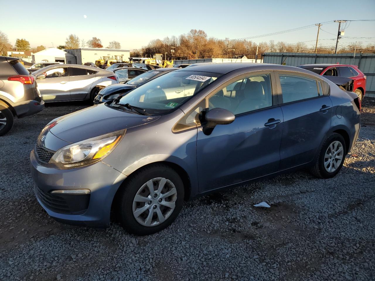 2016 Kia Rio Lx VIN: KNADM4A38G6693555 Lot: 80504694