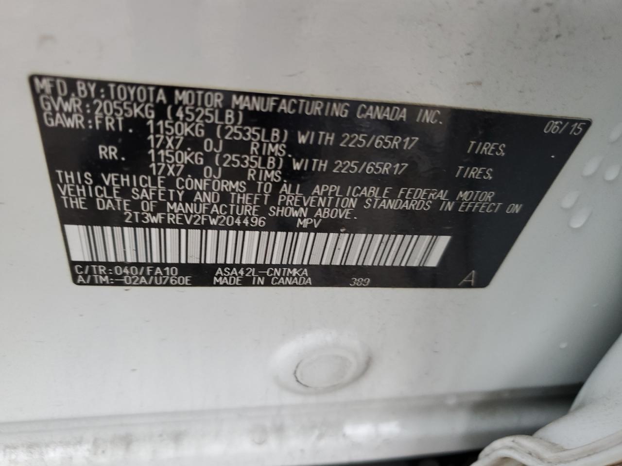2015 Toyota RAV 4 - Image 13