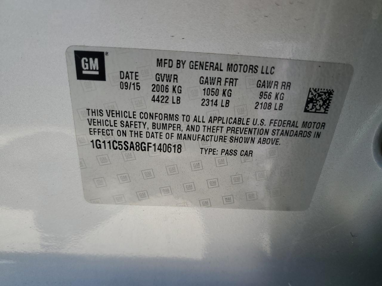 2016 Chevrolet Malibu - Image 14