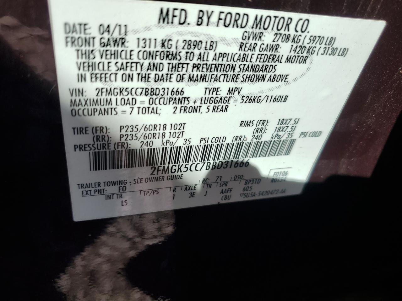 2011 Ford Flex - Image 13