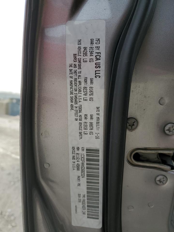 2016 Dodge Dart Se VIN: 1C3CDFAAXGD682324 Lot: 81796104