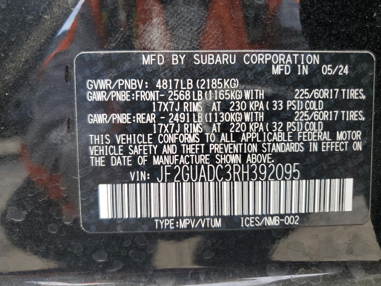 2024 Subaru XV - Image 15