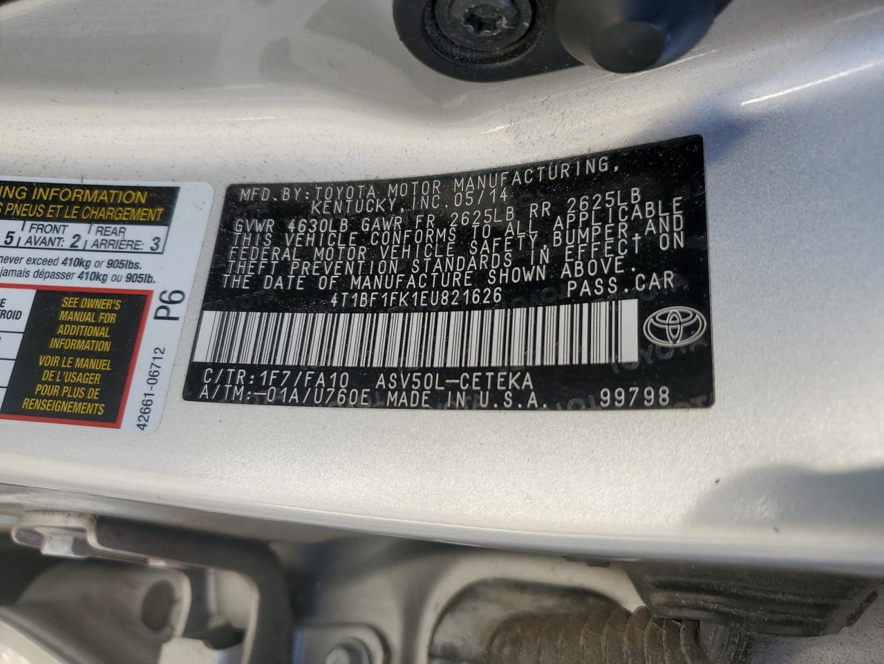 2014 Toyota Camry - Image 12
