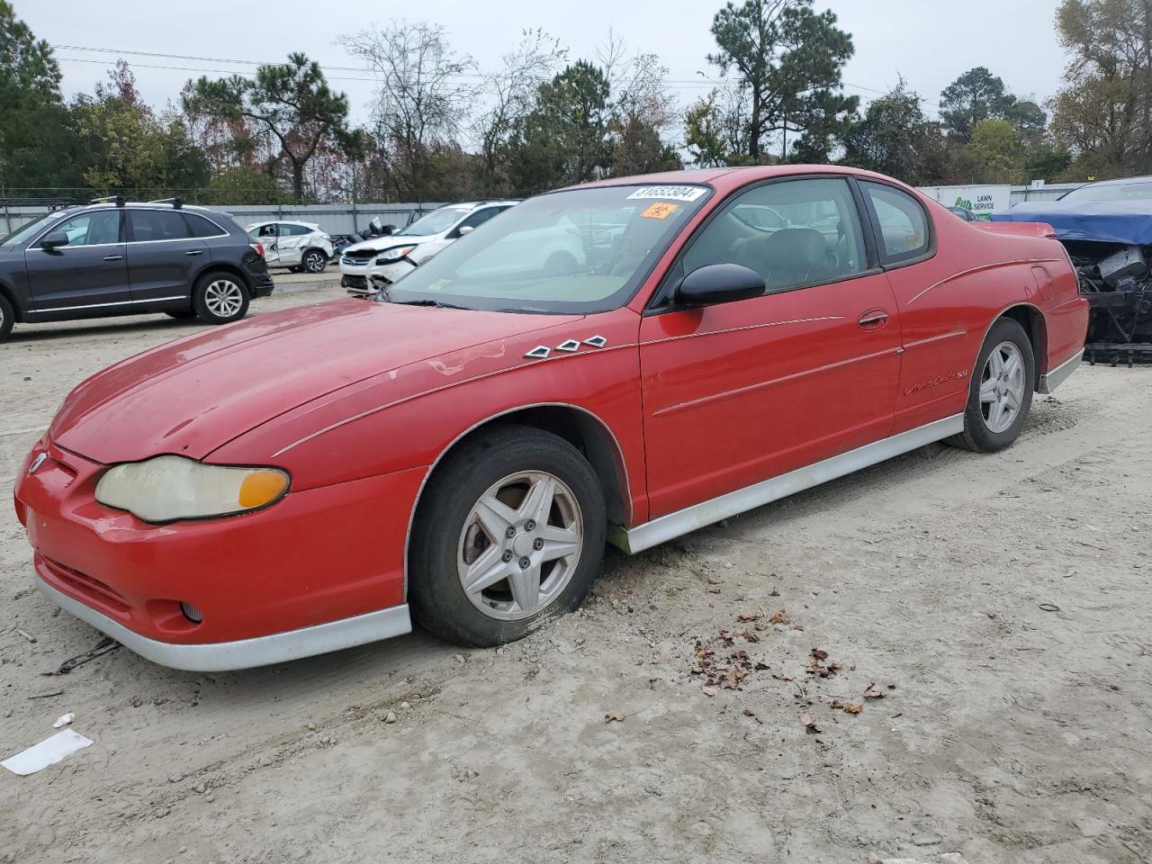 2003 Chevrolet Monte Carlo Ss VIN: 2G1WX12K339295897 Lot: 81652304