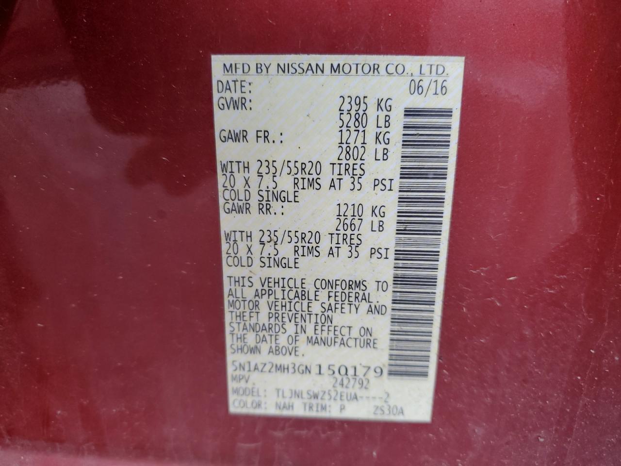 2016 Nissan Murano - Image 15