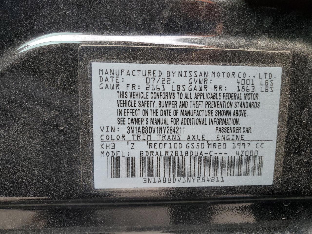 2022 Nissan Sentra - Image 12