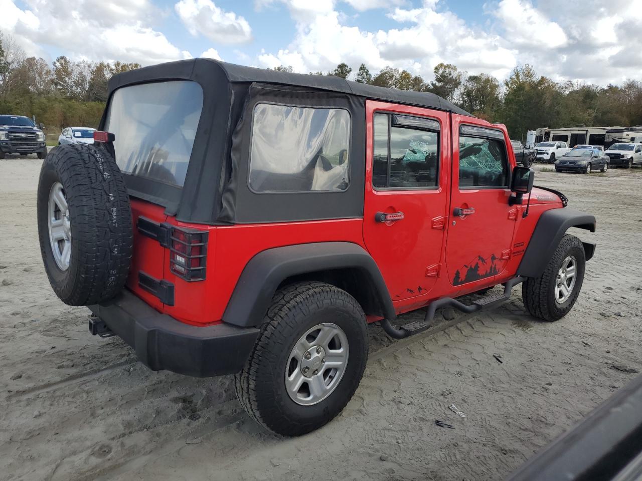 2015 Jeep Wrangler Unlimited Sport VIN: 1C4BJWDG8FL754609 Lot: 77126004