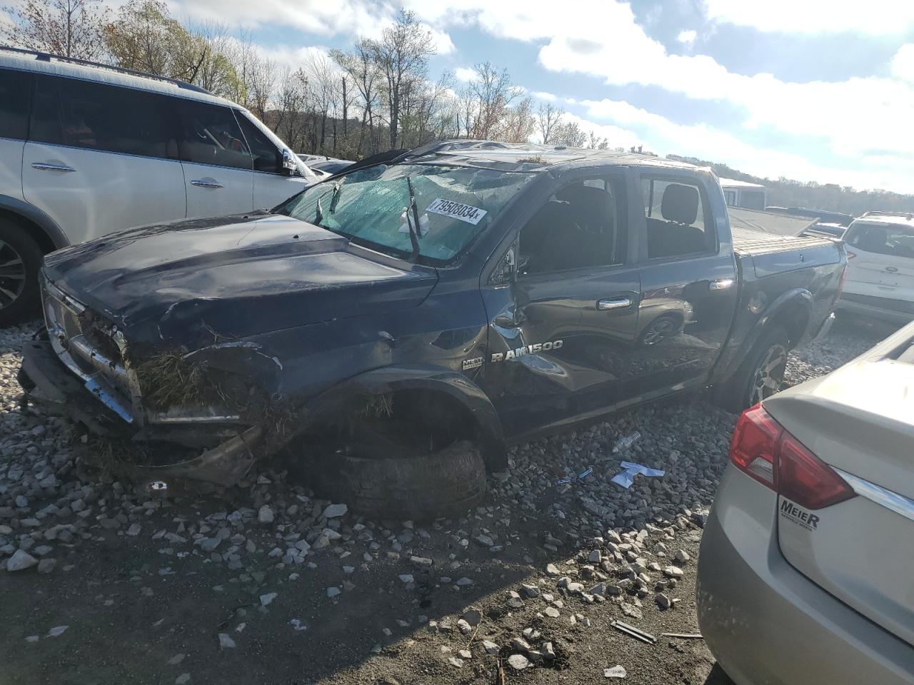2012 Dodge Ram 1500 Laramie იყიდება Cahokia Heights-ში, IL - All Over