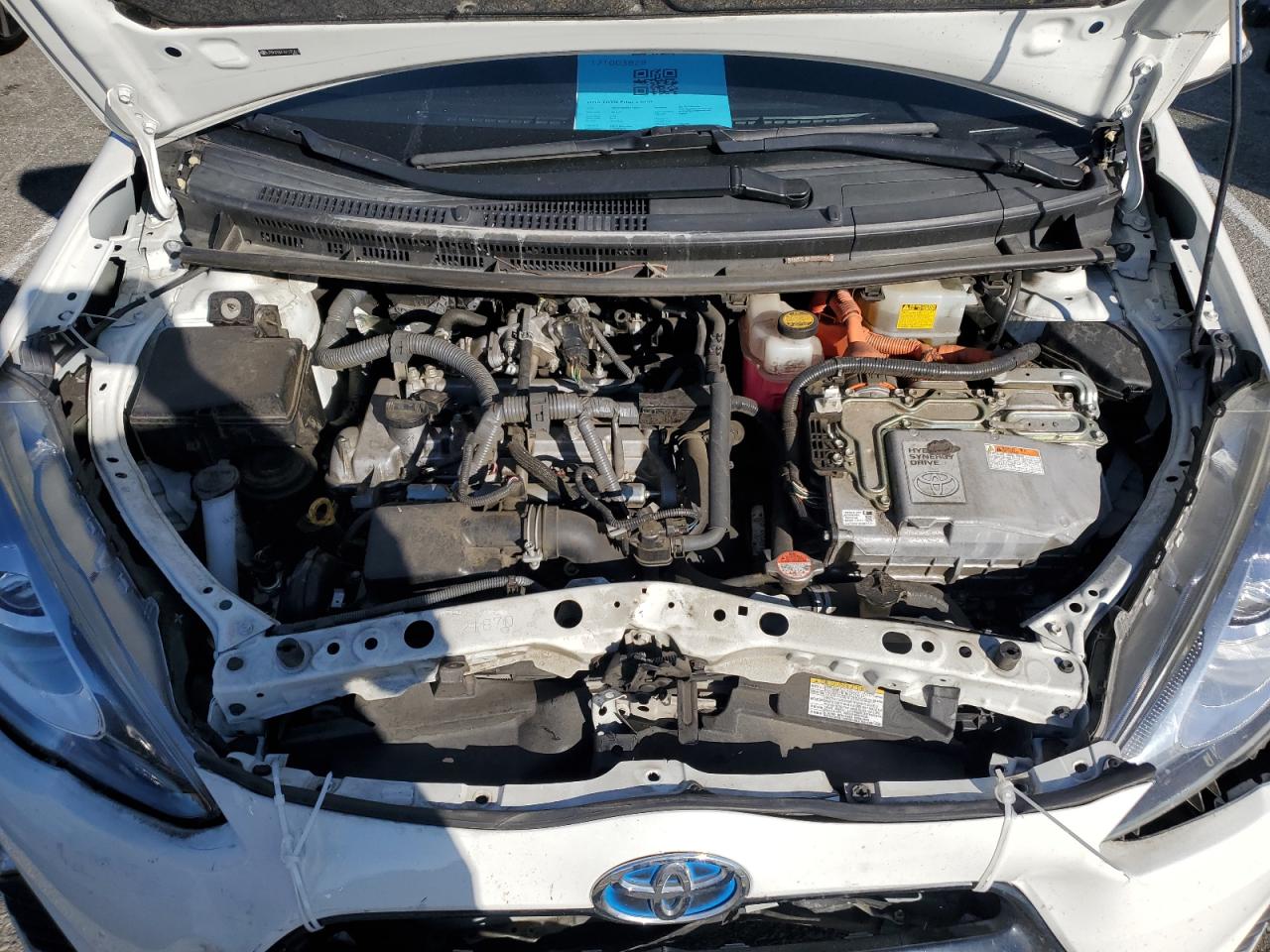 VIN JTDKDTB37G1137611 2016 TOYOTA PRIUS no.11