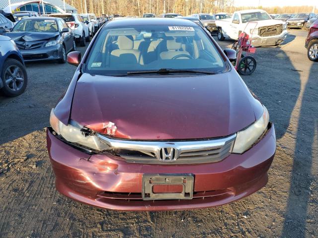 Седаны HONDA CIVIC 2012 Бургунди