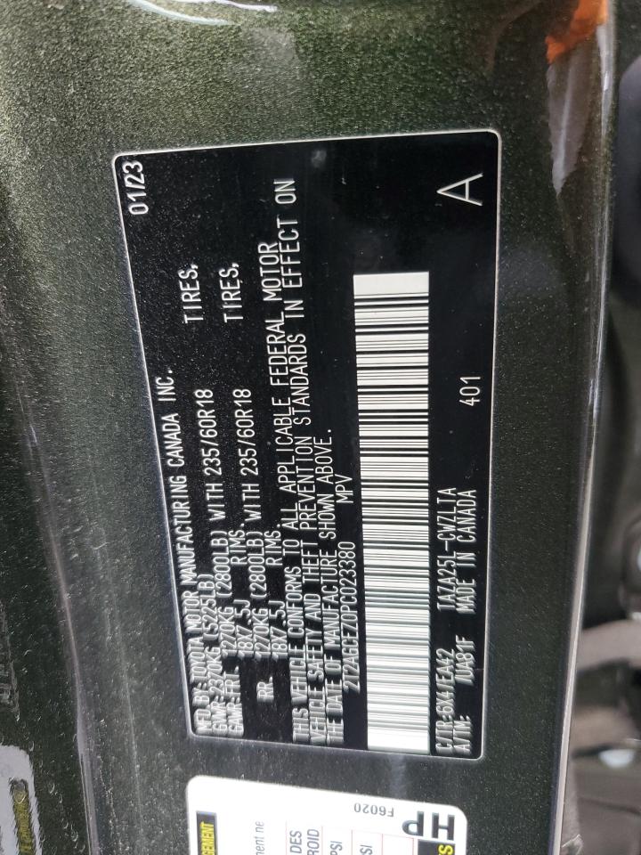 2023 Lexus Nx 350 VIN: 2T2AGCEZ0PC023380 Lot: 82257814