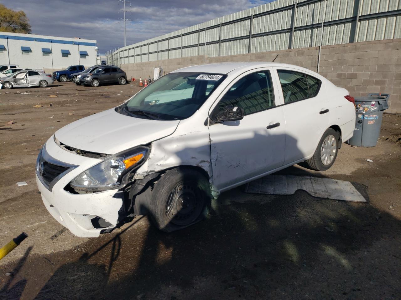 2018 Nissan Versa S VIN: 3N1CN7AP6JL852962 Lot: 80764884