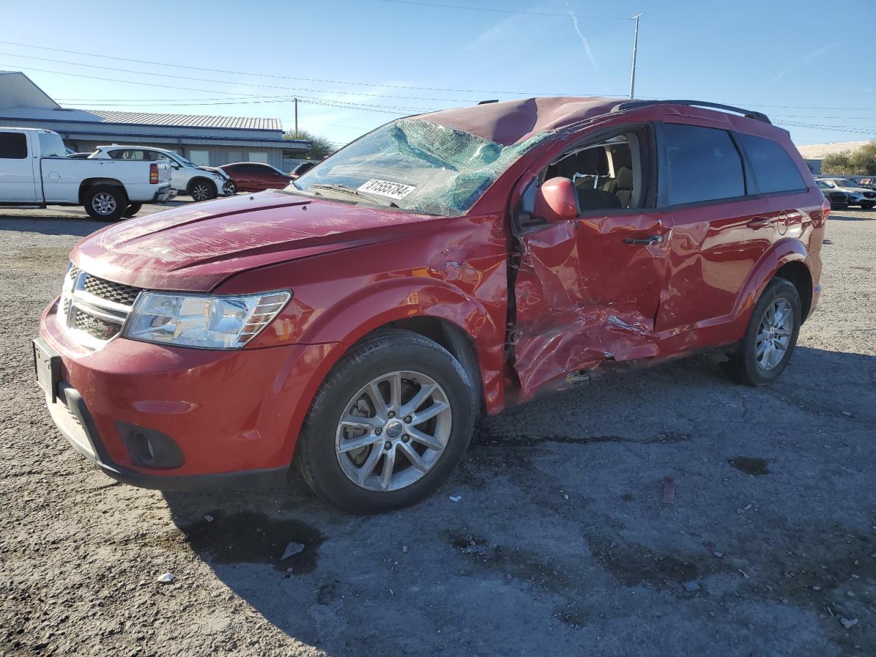 VIN 3C4PDCBG2FT754821 2015 DODGE JOURNEY no.1