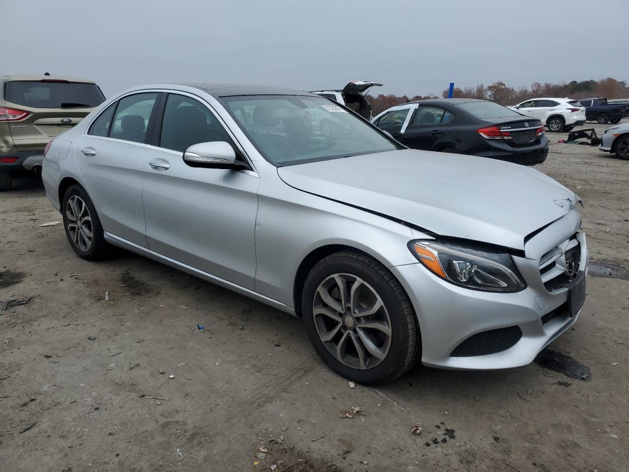 VIN 55SWF4KB9FU039614 2015 MERCEDES-BENZ C-CLASS no.4