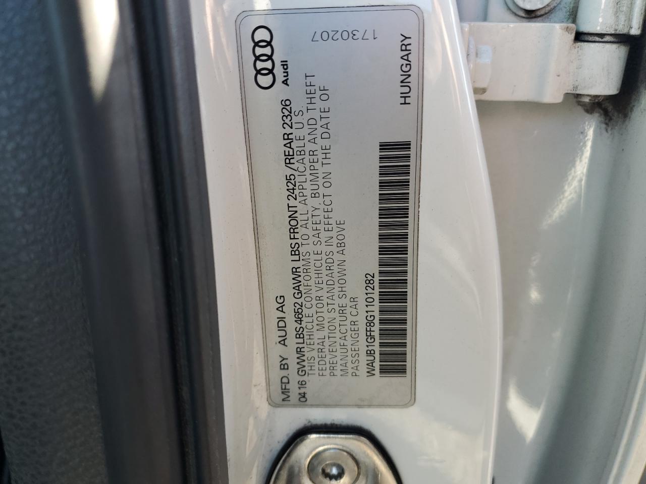2016 Audi S3 - Image 12